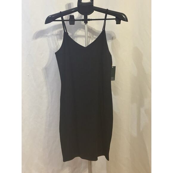 NWT Wild Fable Black Spaghetti Strap Dress size L - Picture 1 of 5